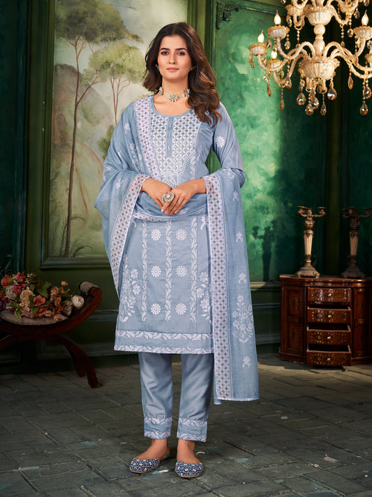 SIYA HEAVY FANCY PAIR WITH DUPATTA SET