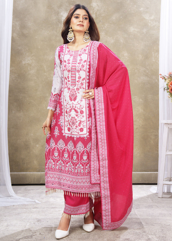 PLEVARI - HEAVY FENCY PAIR WITH DUPATTA SET